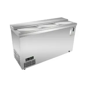Botellero refrigerado 3 puertas acero inoxidable 438 litros